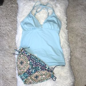 Athleta reversible bottom tankini.